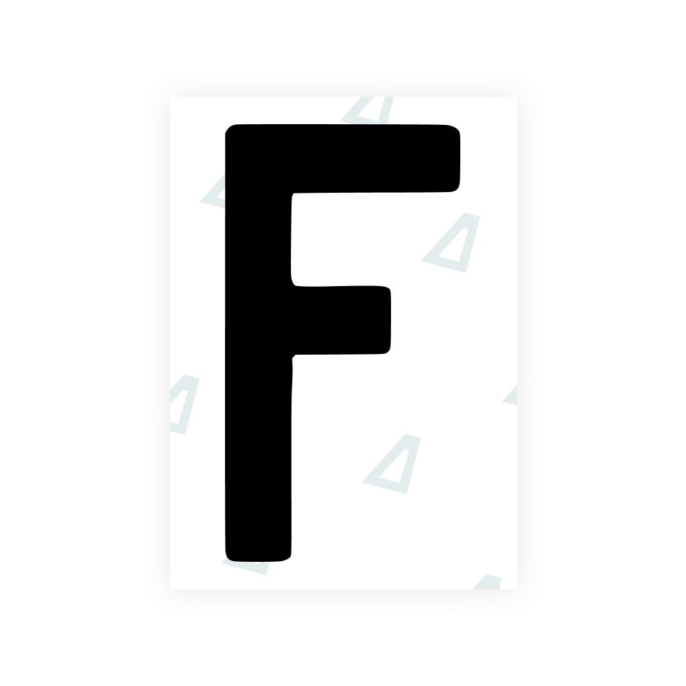 Alite Nanofilm for AUS (New South Wales) license plates - Symbol "F" - Alite