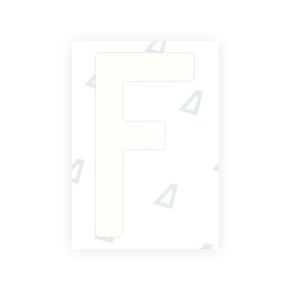 Alite Nanofilm for AUS (New South Wales) license plates - Symbol "F" - Alite