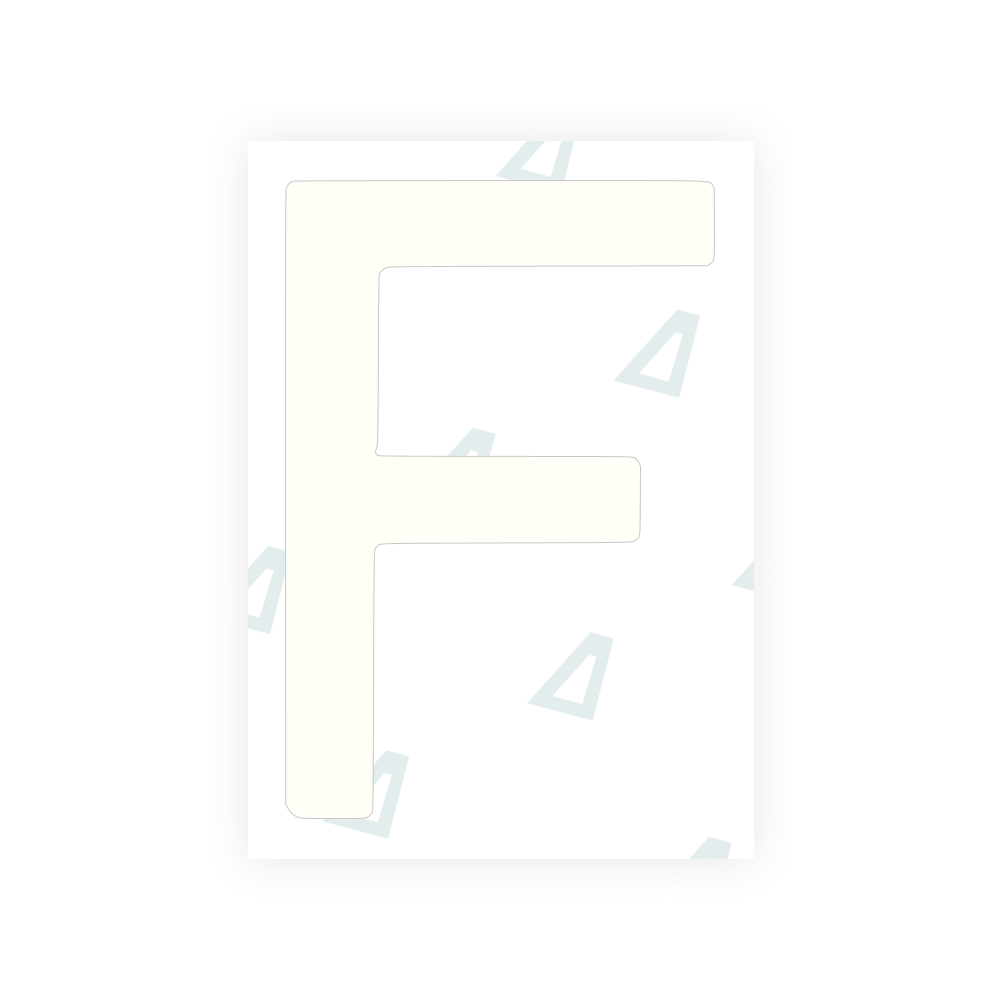 Alite Nanofilm for Poland license plates - Symbol "F" - Alite