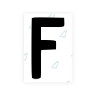 Alite Nanofilm for AUS (Queensland) license plates - Symbol "F" - Alite