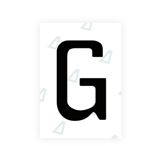Alite Nanofilm for Chile 2014 license plates - Symbol "G" - Alite