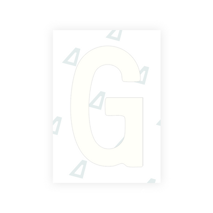 Alite Nanofilm for Chile 2007 license plates - Symbol "G" - Alite