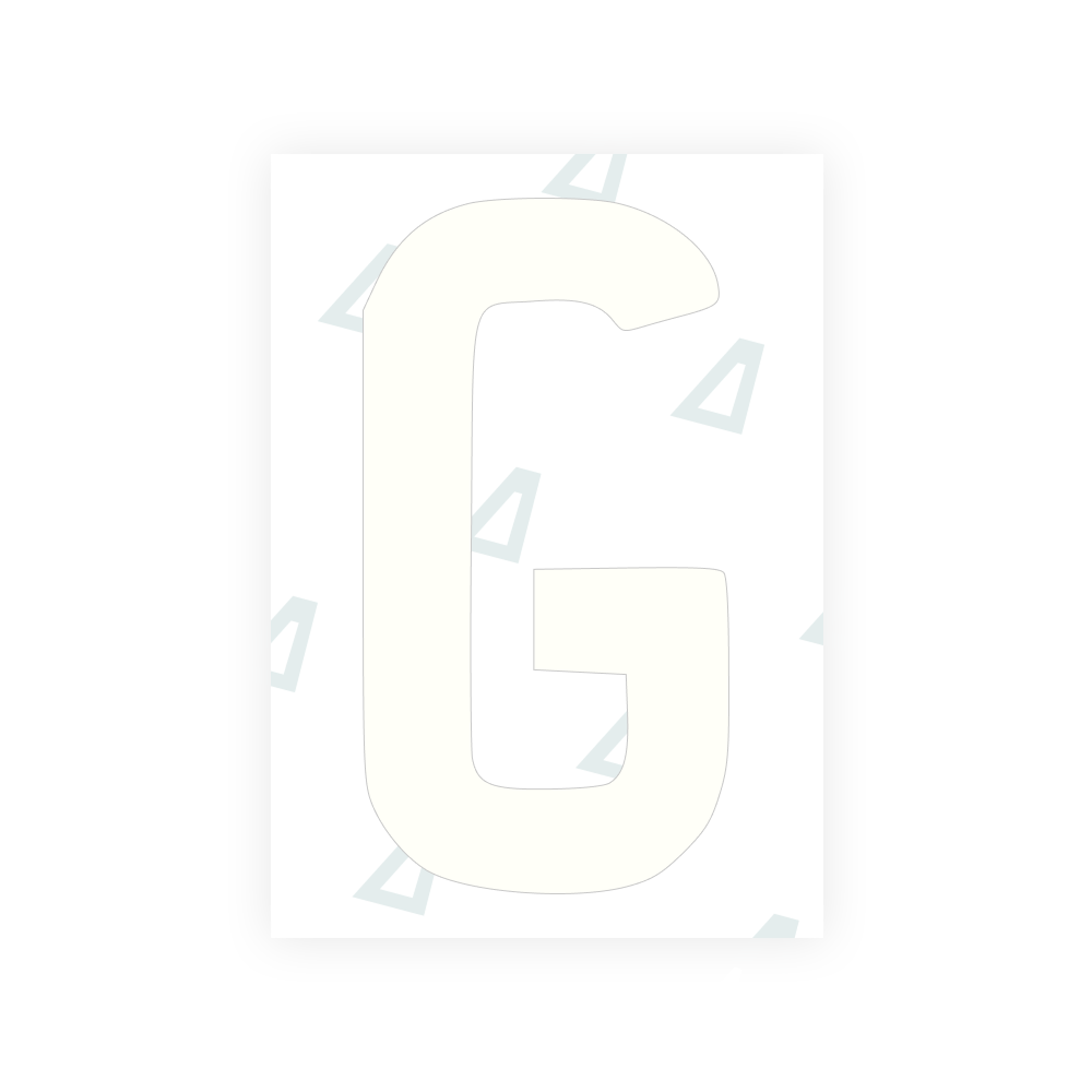 Alite Nanofilm for AUS (Queensland) license plates - Symbol "G" - Alite