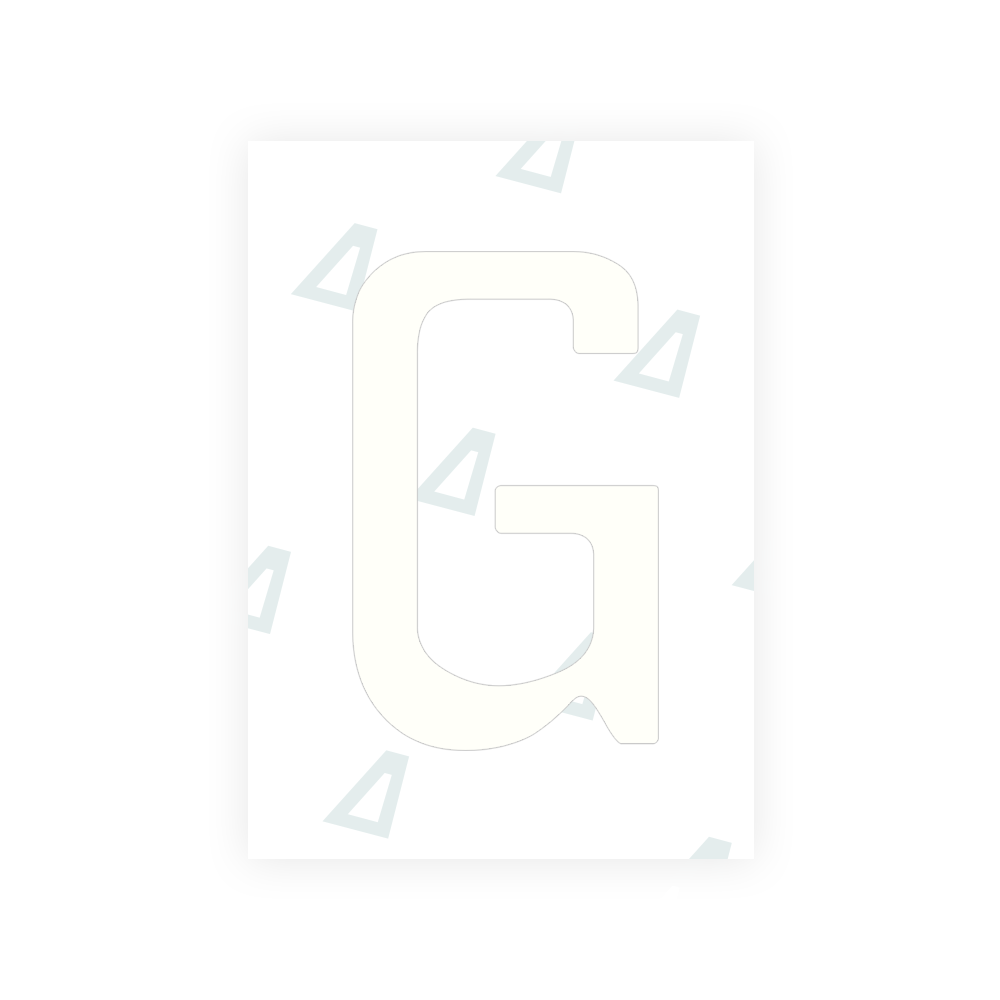Alite Nanofilm for Chile 2014 license plates - Symbol "G" - Alite
