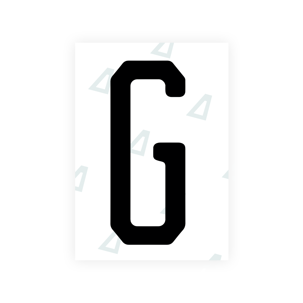 Alite Nanofilm for US (Florida 2019) license plates - Symbol "G" - Alite