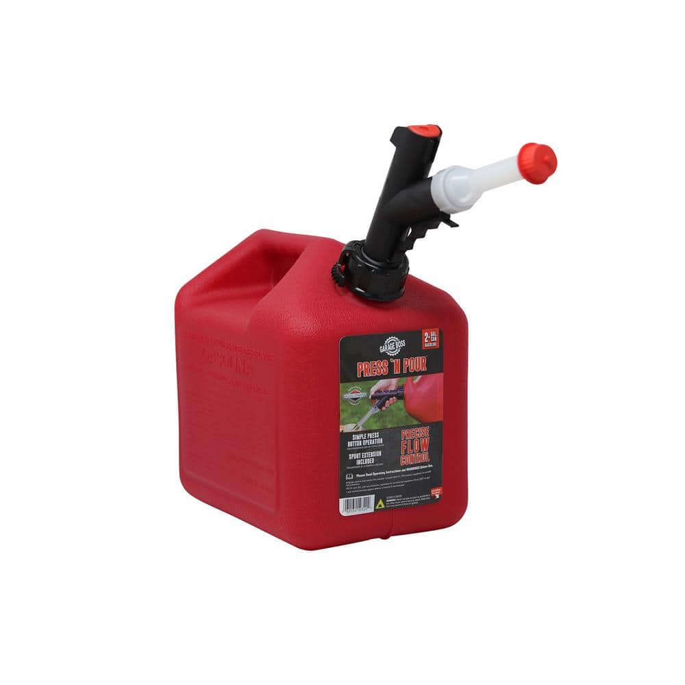 Garage Boss Press 'N Pour 2 Gallon Gas Can gb320