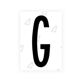 Alite Nanofilm for US (New York 2020 - Flat) license plates - Symbol "G" - Alite