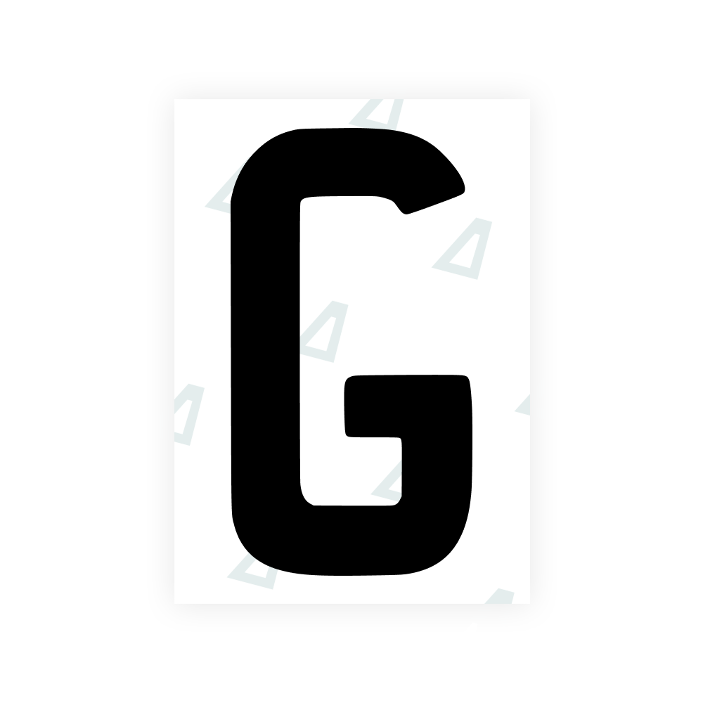 Alite Nanofilm for AUS (New South Wales) license plates - Symbol "G" - Alite