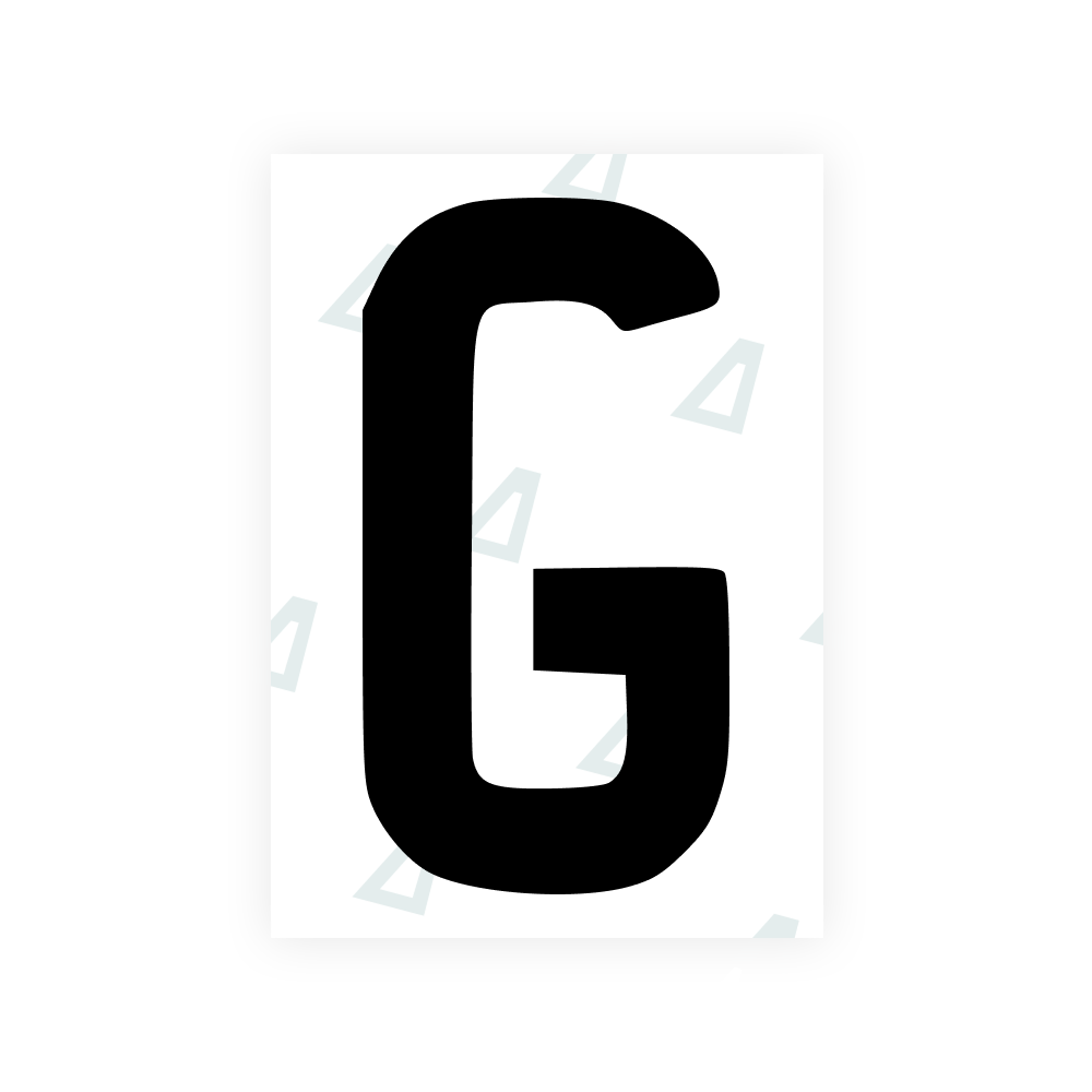 Alite Nanofilm for AUS (Queensland) license plates - Symbol "G" - Alite