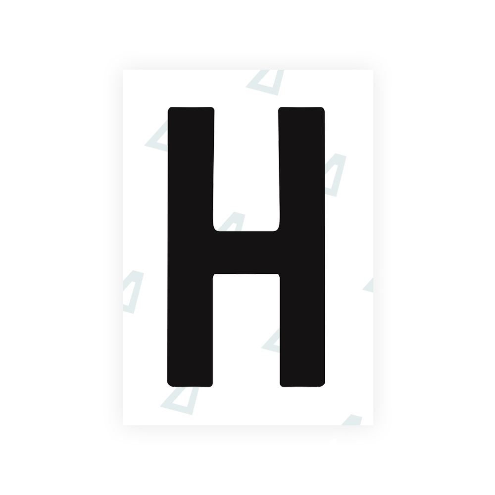 Alite Nanofilm for Chile 2007 license plates - Symbol "H" - Alite