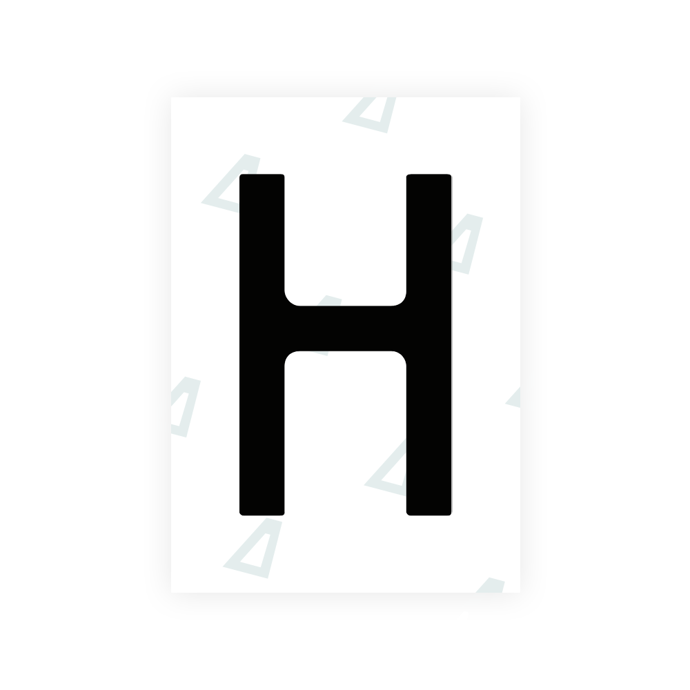 Alite Nanofilm for Chile 2014 license plates - Symbol "H" - Alite