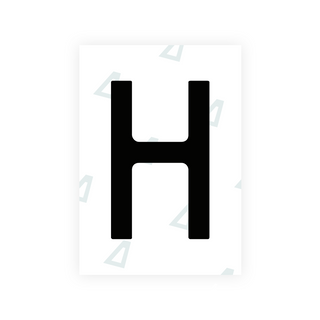 Alite Nanofilm for Chile 2014 license plates - Symbol "H" - Alite