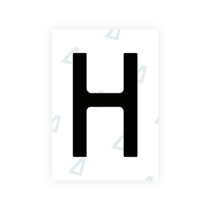 Alite Nanofilm for Chile 2014 license plates - Symbol "H" - Alite