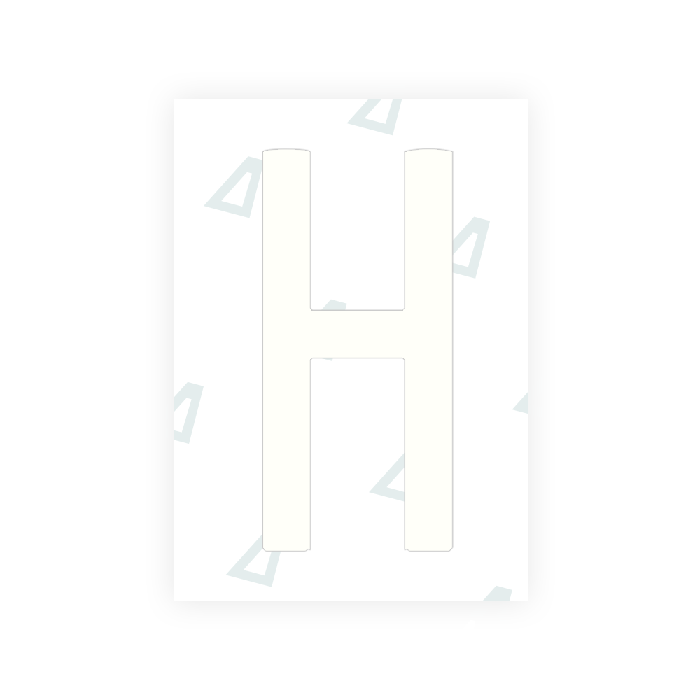 Alite Nanofilm for US (Arkansas) license plates - Symbol "H" - Alite