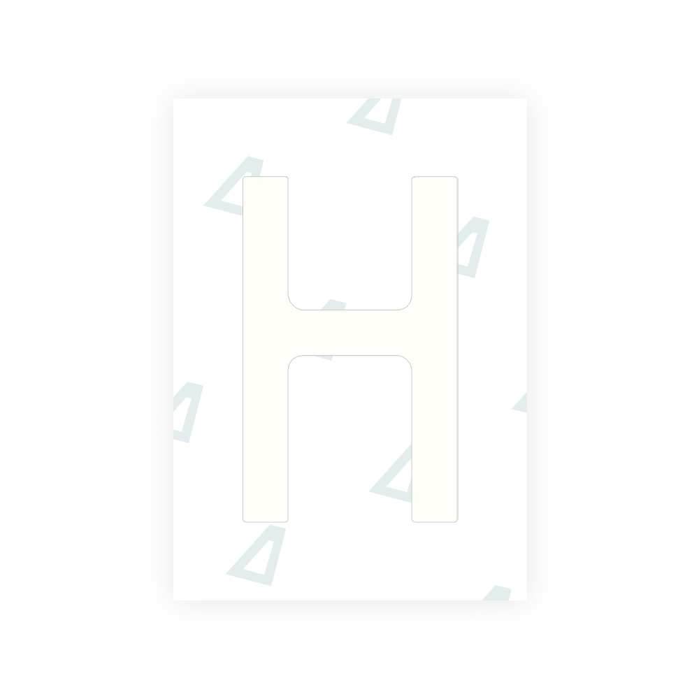 Alite Nanofilm for Chile 2014 license plates - Symbol "H" - Alite
