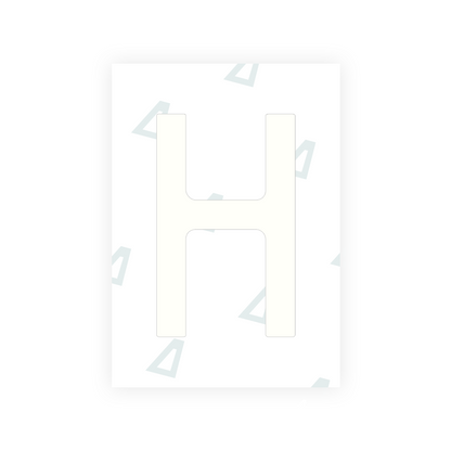 Alite Nanofilm for Chile 2014 license plates - Symbol "H" - Alite