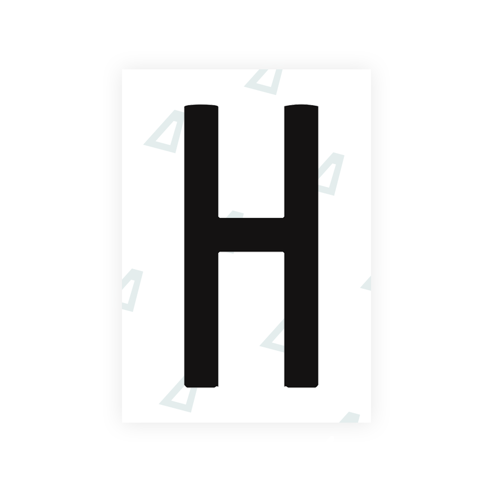 Alite Nanofilm for US (Arkansas) license plates - Symbol "H" - Alite