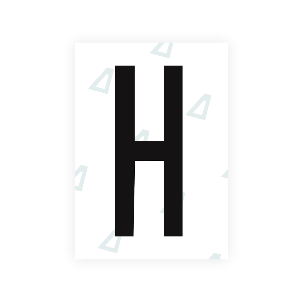 Alite Nanofilm for US (Arizona 2008) license plates - Symbol "H" - Alite