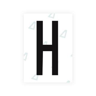 Alite Nanofilm for US (Arizona 2008) license plates - Symbol "H" - Alite