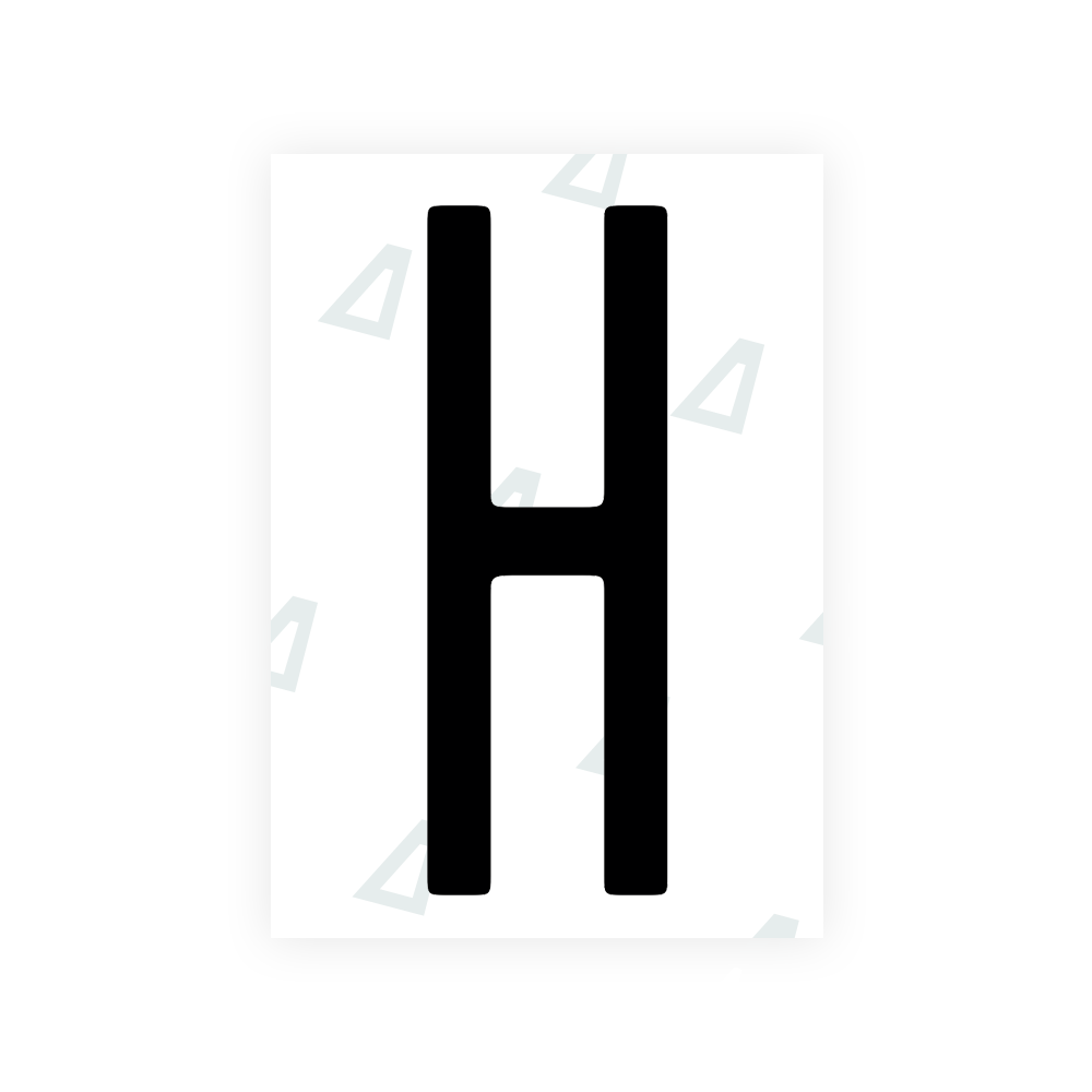 Alite Nanofilm for US (New York 2020 - Flat) license plates - Symbol "H" - Alite