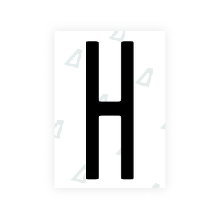 Alite Nanofilm for US (New York 2020 - Flat) license plates - Symbol "H" - Alite