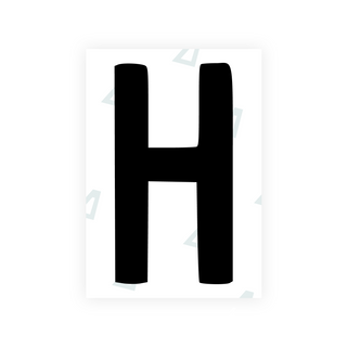 Alite Nanofilm for AUS (Queensland) license plates - Symbol "H" - Alite