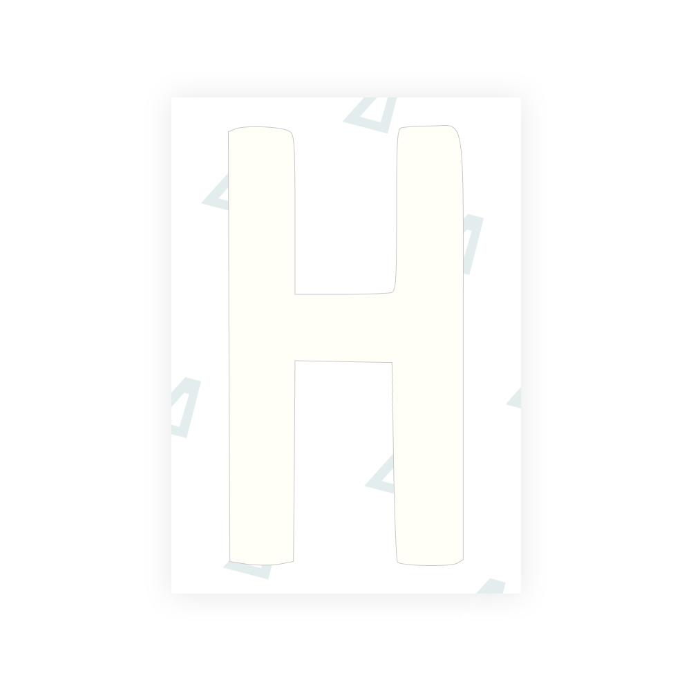 Alite Nanofilm for AUS (Queensland) license plates - Symbol "H" - Alite