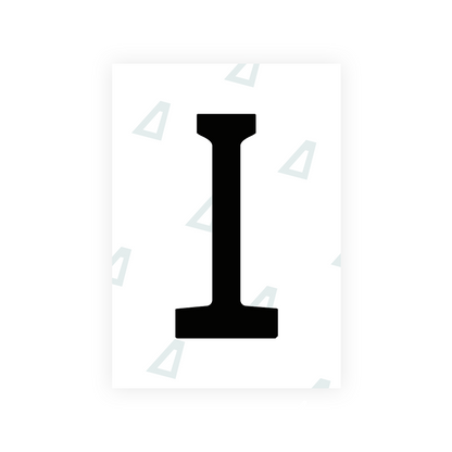 Alite Nanofilm for Chile 2014 license plates - Symbol "I" - Alite