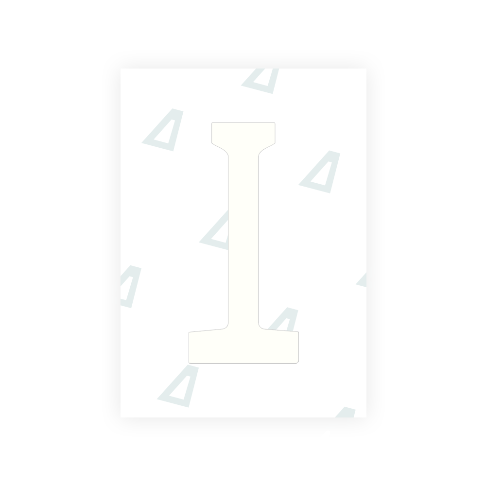Alite Nanofilm for Chile 2014 license plates - Symbol "I" - Alite