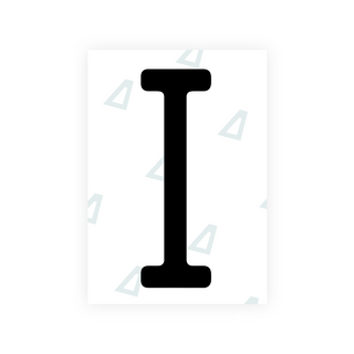 Alite Nanofilm for US (Florida 2019) license plates - Symbol "I" - Alite