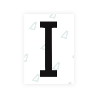 Alite Nanofilm for US (Arizona 2008) license plates - Symbol "I" - Alite
