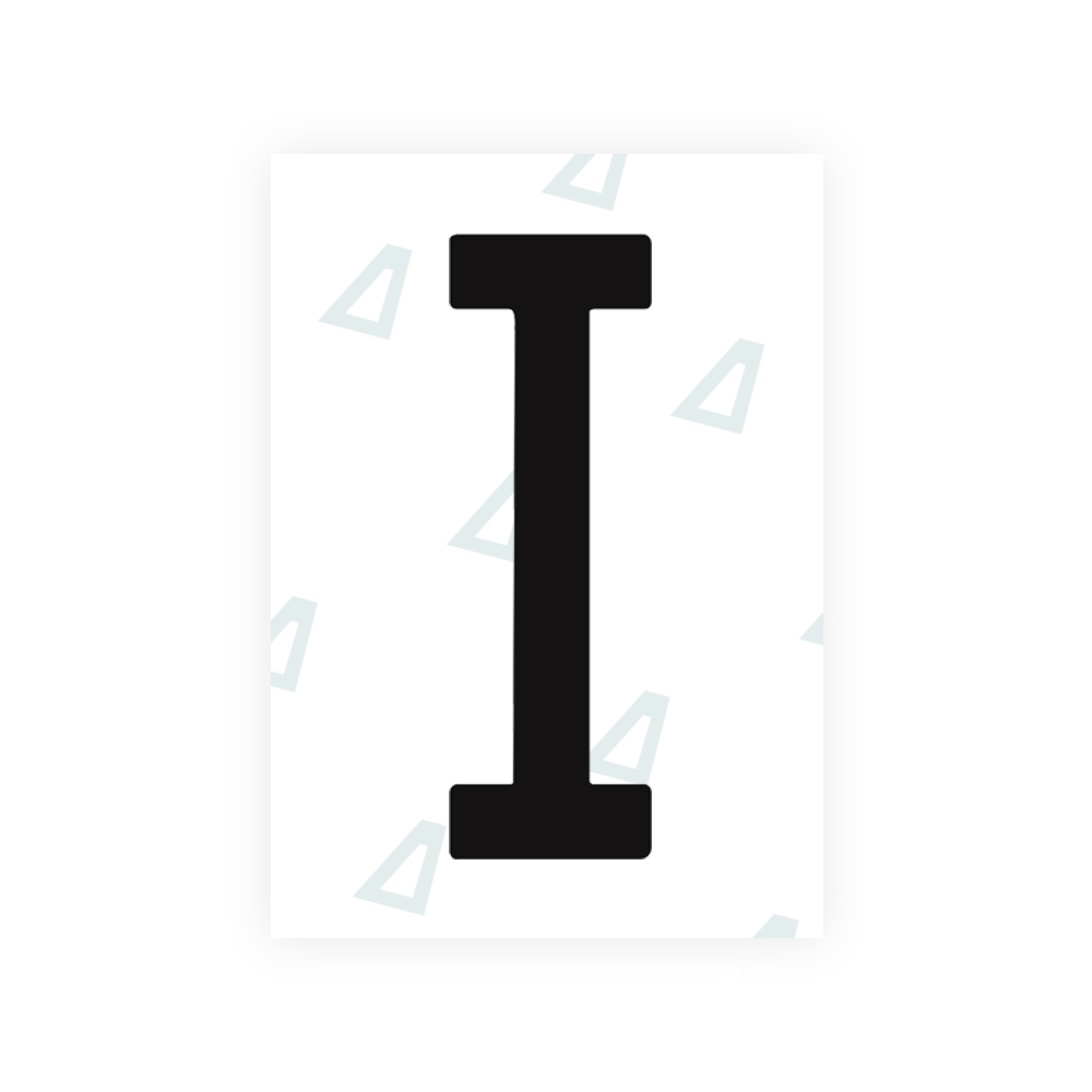 Alite Nanofilm for US (Arkansas) license plates - Symbol "I" - Alite