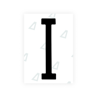 Alite Nanofilm for US (New York 2020 - Flat) license plates - Symbol "I" - Alite