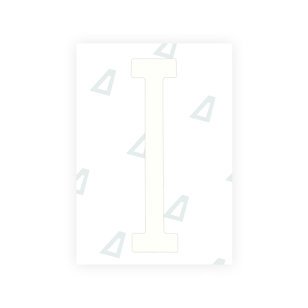 Alite Nanofilm for US (New York 2020 - Flat) license plates - Symbol "I" - Alite