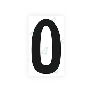 Alite Nanofilm for Tanzania (standard) license plates - Symbol "O"
