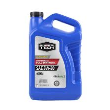 Super Tech High Mileage Full Synthetic SAE 5w 30 Motor Oil
