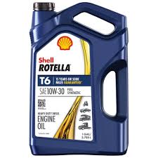 Shell Rotella T6 Full Synthetic 10W-30 Diesel Engine Oil