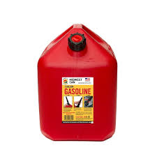 (4 pack) Midwest Can Company, 5 Gallon Capacity Gas Can with Flame Mitigation Device, Red