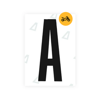 Alite Nanofilm for US (Nevada) Moto license plates - Symbol "A" - Alite