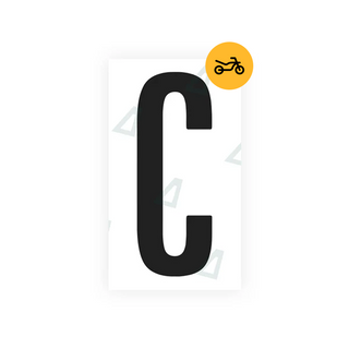 Alite Nanofilm for US (Nevada) Moto license plates - Symbol "C" - Alite