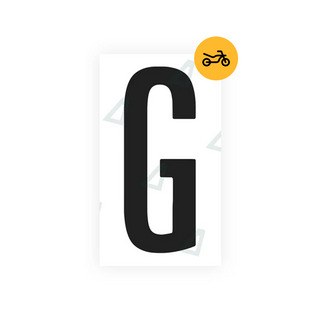 Alite Nanofilm for US (Nevada) Moto license plates - Symbol "G" - Alite