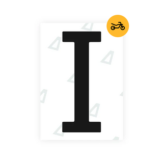Alite Nanofilm for US (Nevada) Moto license plates - Symbol "I" - Alite