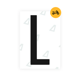Alite Nanofilm for US (Nevada) Moto license plates - Symbol "L" - Alite