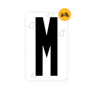 Alite Nanofilm for US (Nevada) Moto license plates - Symbol "M" - Alite
