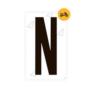 Alite Nanofilm for US (Nevada) Moto license plates - Symbol "N" - Alite