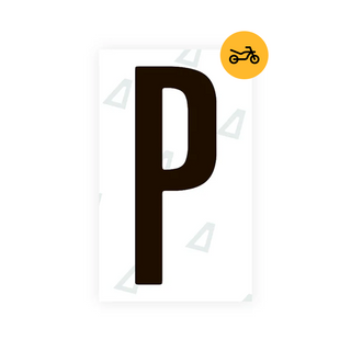 Alite Nanofilm for US (Nevada) Moto license plates - Symbol "P" - Alite