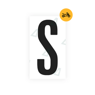 Alite Nanofilm for US (Nevada) Moto license plates - Symbol "S" - Alite