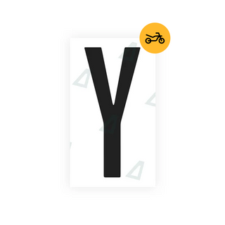 Alite Nanofilm for US (Nevada) Moto license plates - Symbol "Y" - Alite