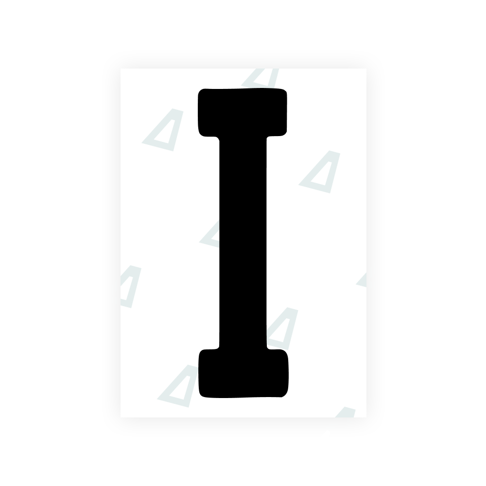 Alite Nanofilm for AUS (Queensland) license plates - Symbol "I" - Alite