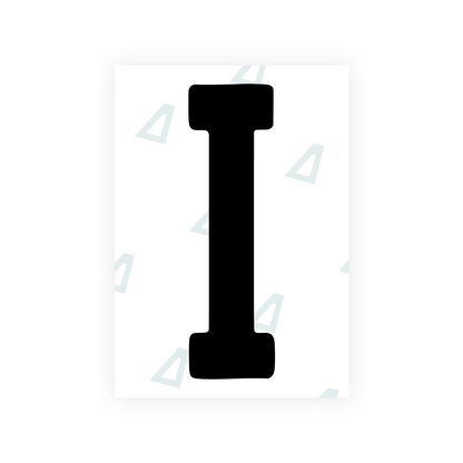 Alite Nanofilm for AUS (Queensland) license plates - Symbol "I" - Alite